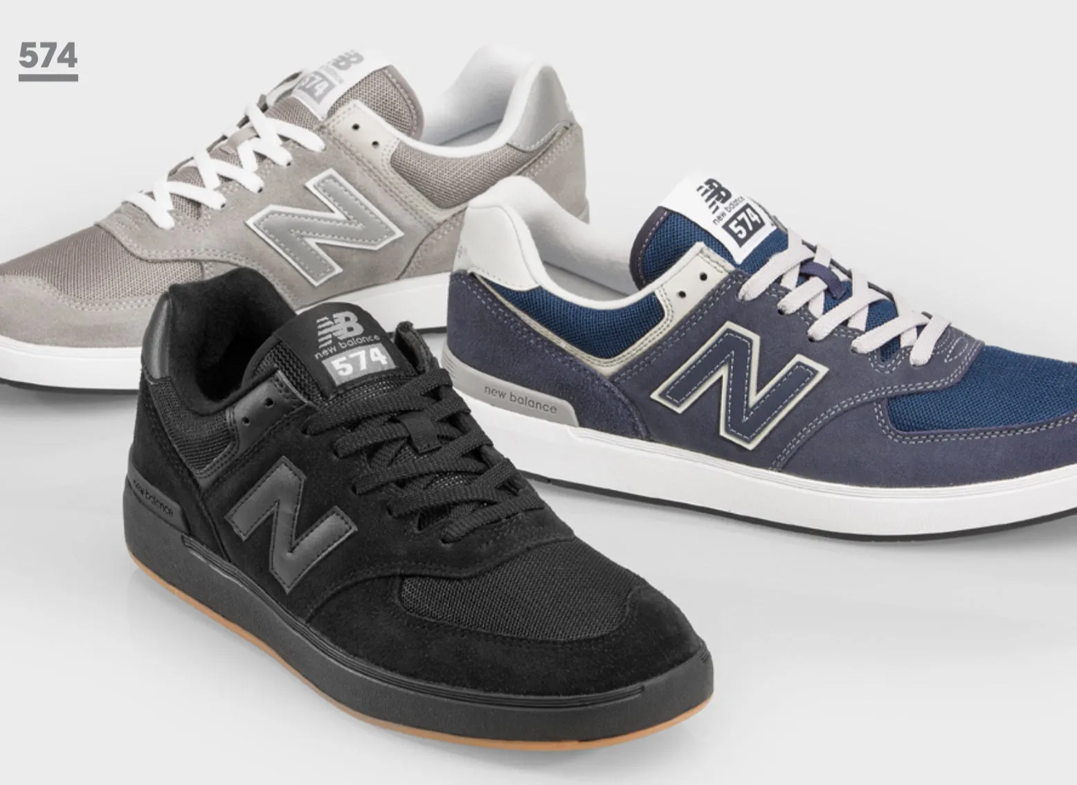NEW BALANCE ALL COAST 574 NAVY/NAVY