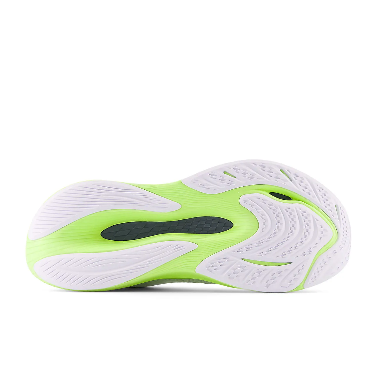New Balance FuelCell Propel v4 (Womens) - White with bleached lime glo and graphite