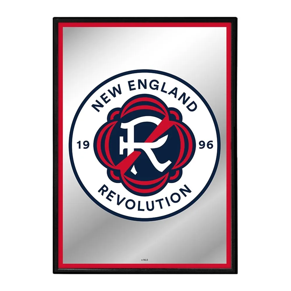 New England Revolution: Framed Mirrored Wall Sign