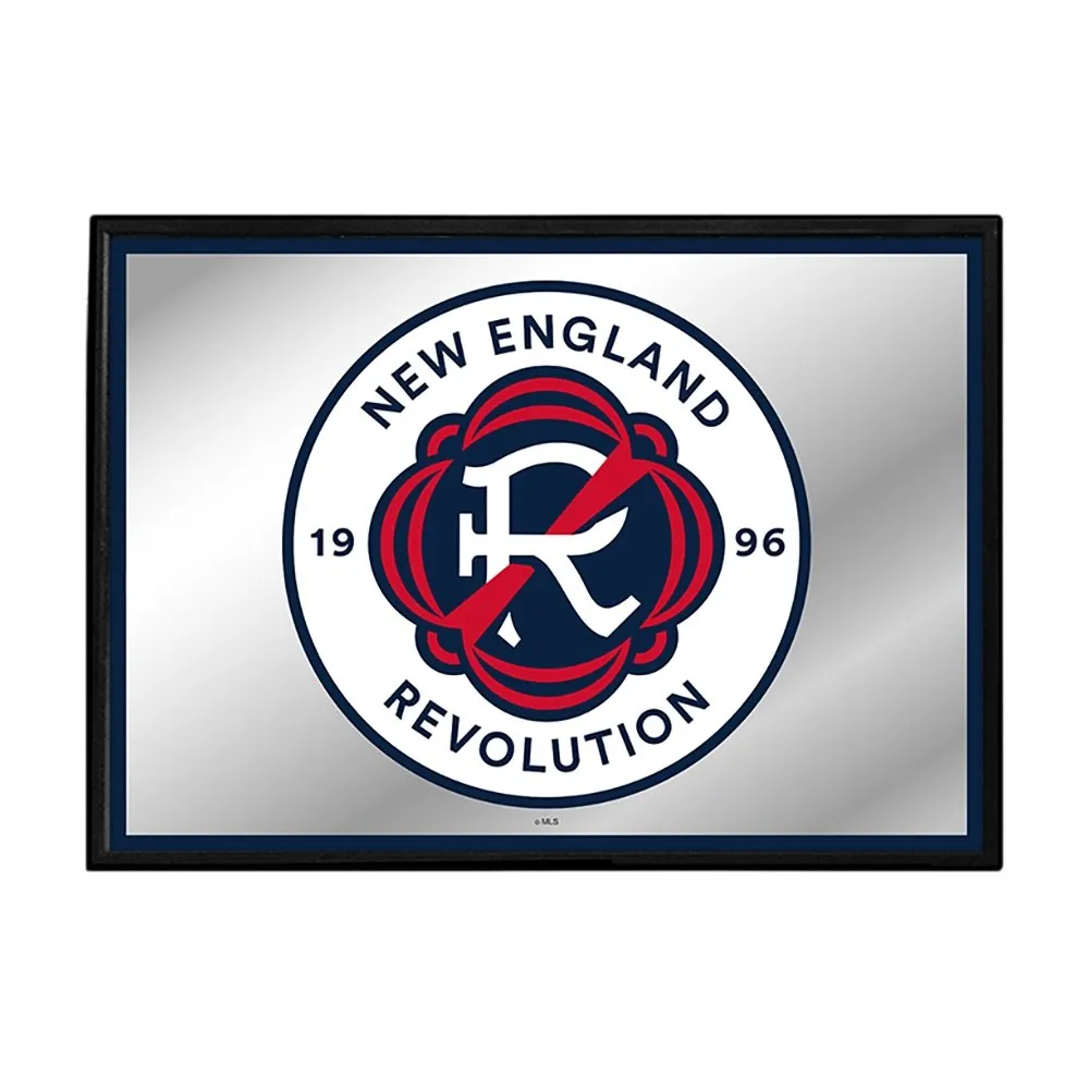 New England Revolution: Framed Mirrored Wall Sign