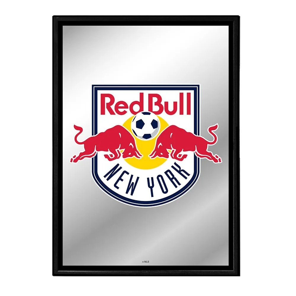 New York Red Bulls: Framed Mirrored Wall Sign