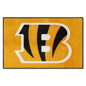 NFL - Cincinnati Bengals 4X6 Logo Mat - Landscape