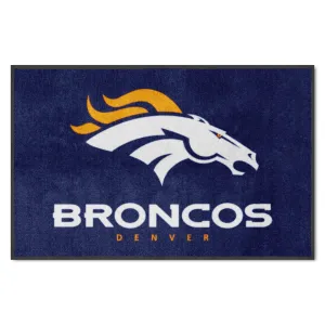 NFL - Denver Broncos 4X6 Logo Mat - Landscape