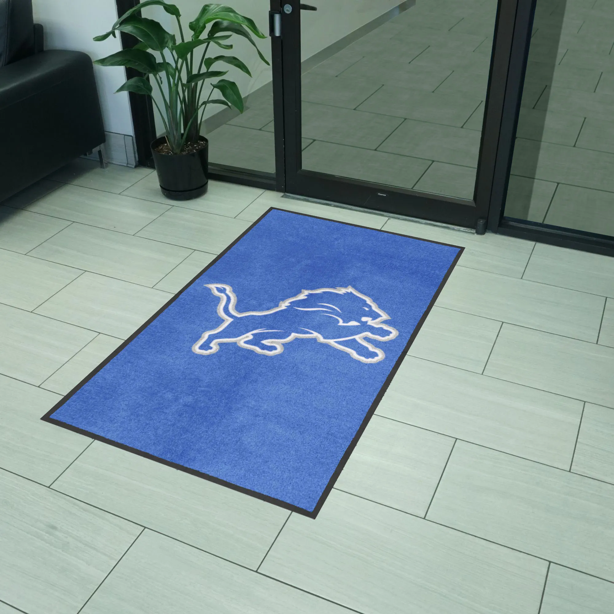 NFL - Detroit Lions 3X5 Logo Mat - Portrait