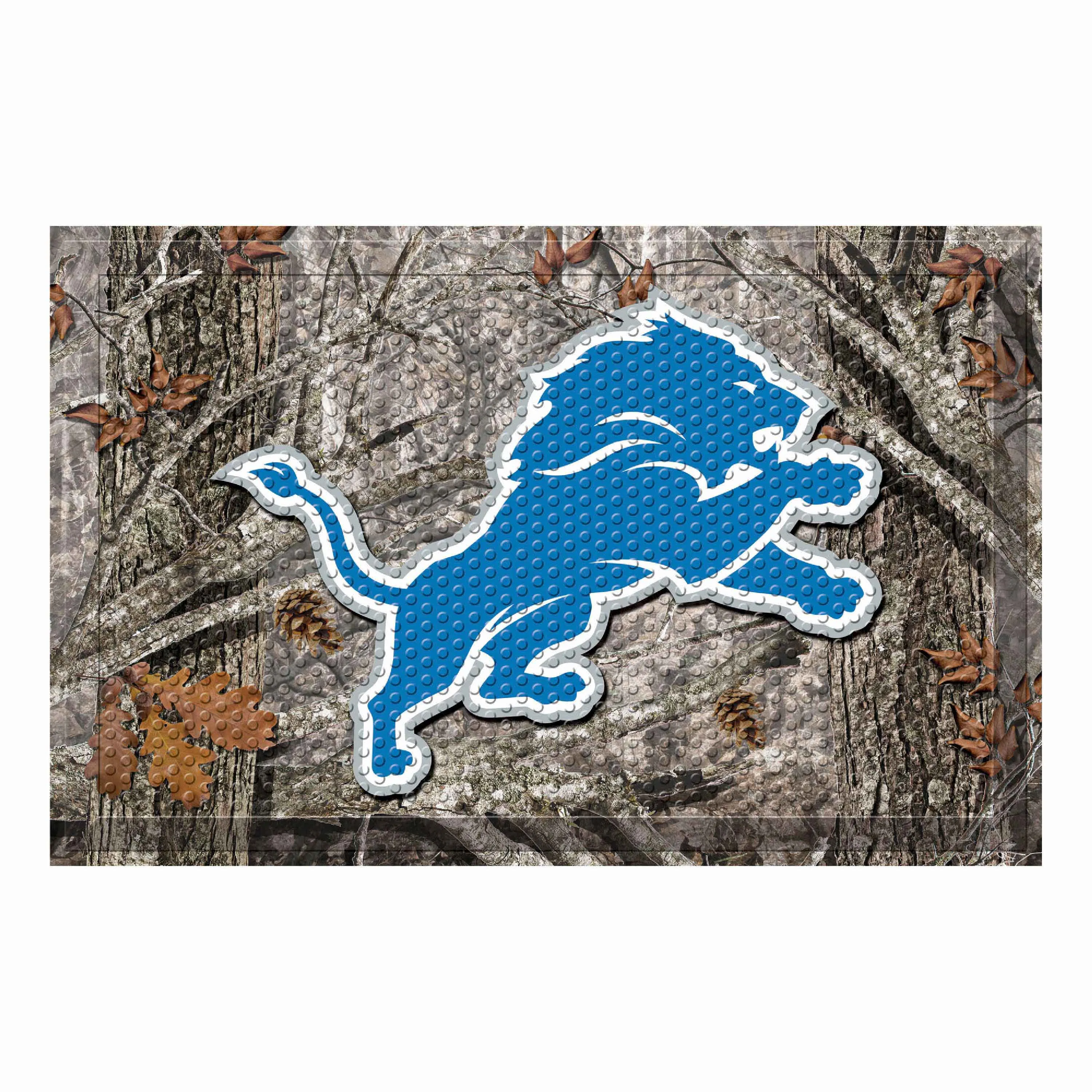 NFL - Detroit Lions Camo Scraper Mat