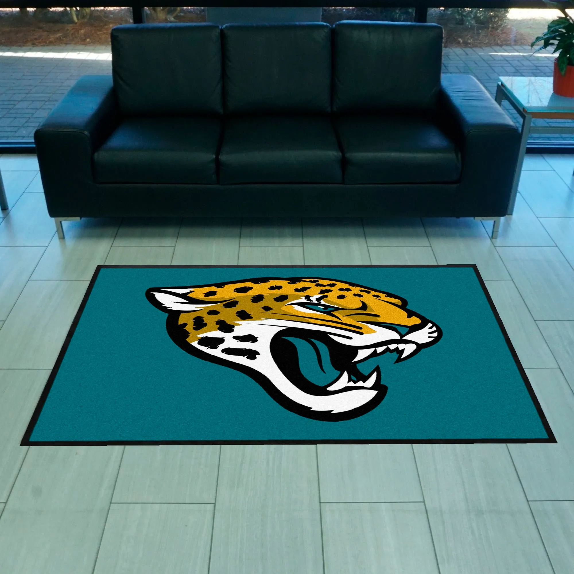 NFL - Jacksonville Jaguars 4X6 Logo Mat - Landscape