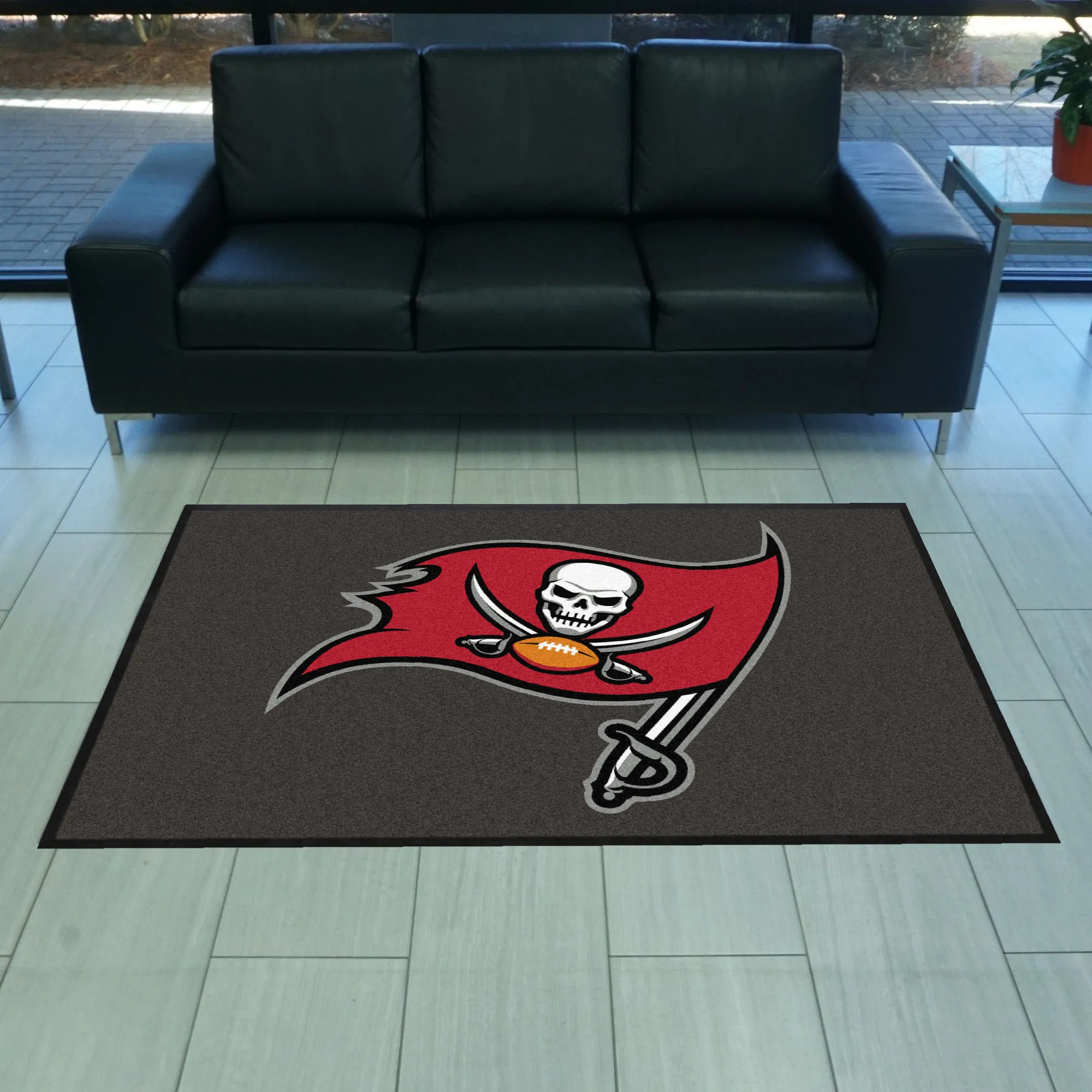 NFL - Tampa Bay Buccaneers 4X6 Logo Mat - Landscape