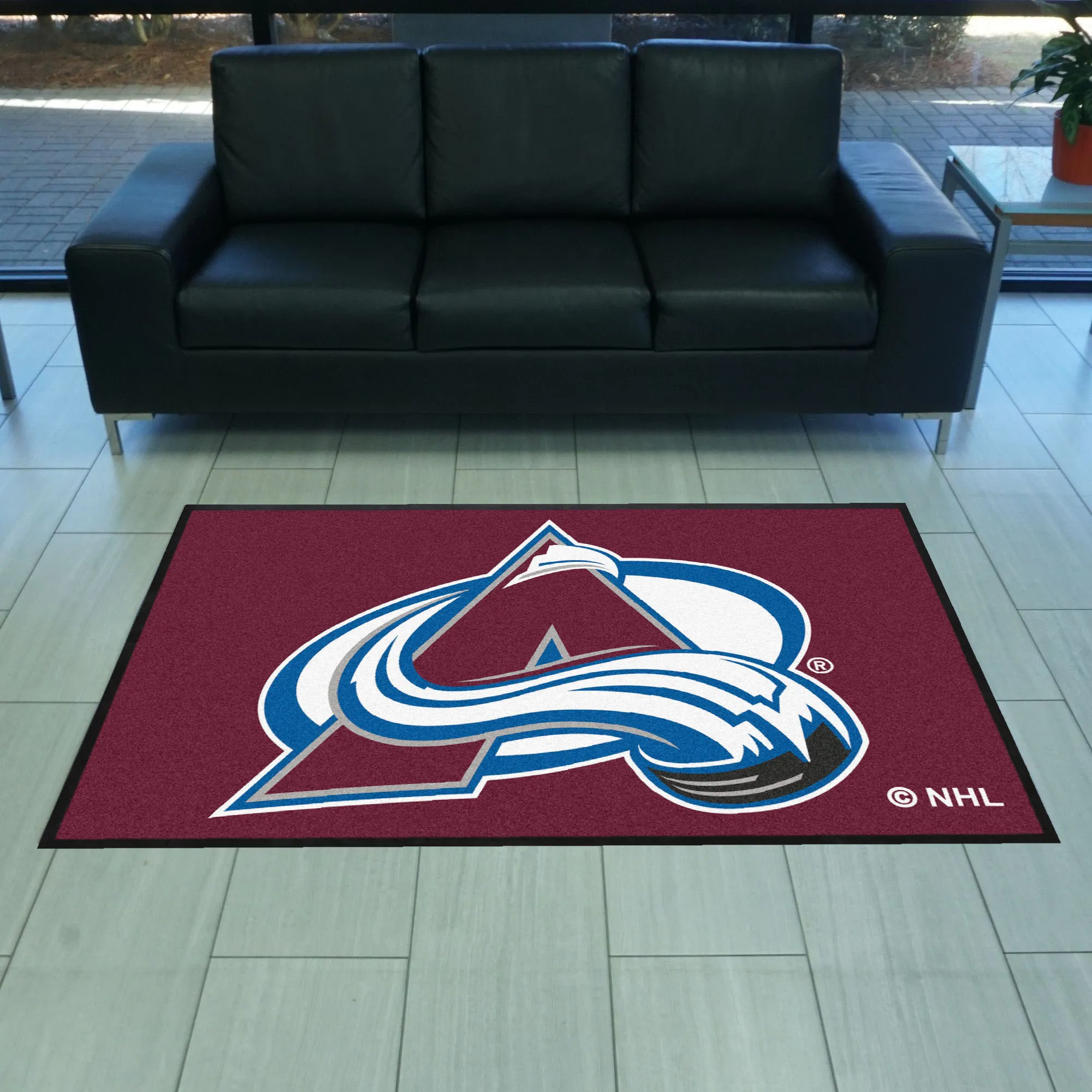 NHL - Colorado Avalanche 4X6 Logo Mat - Landscape