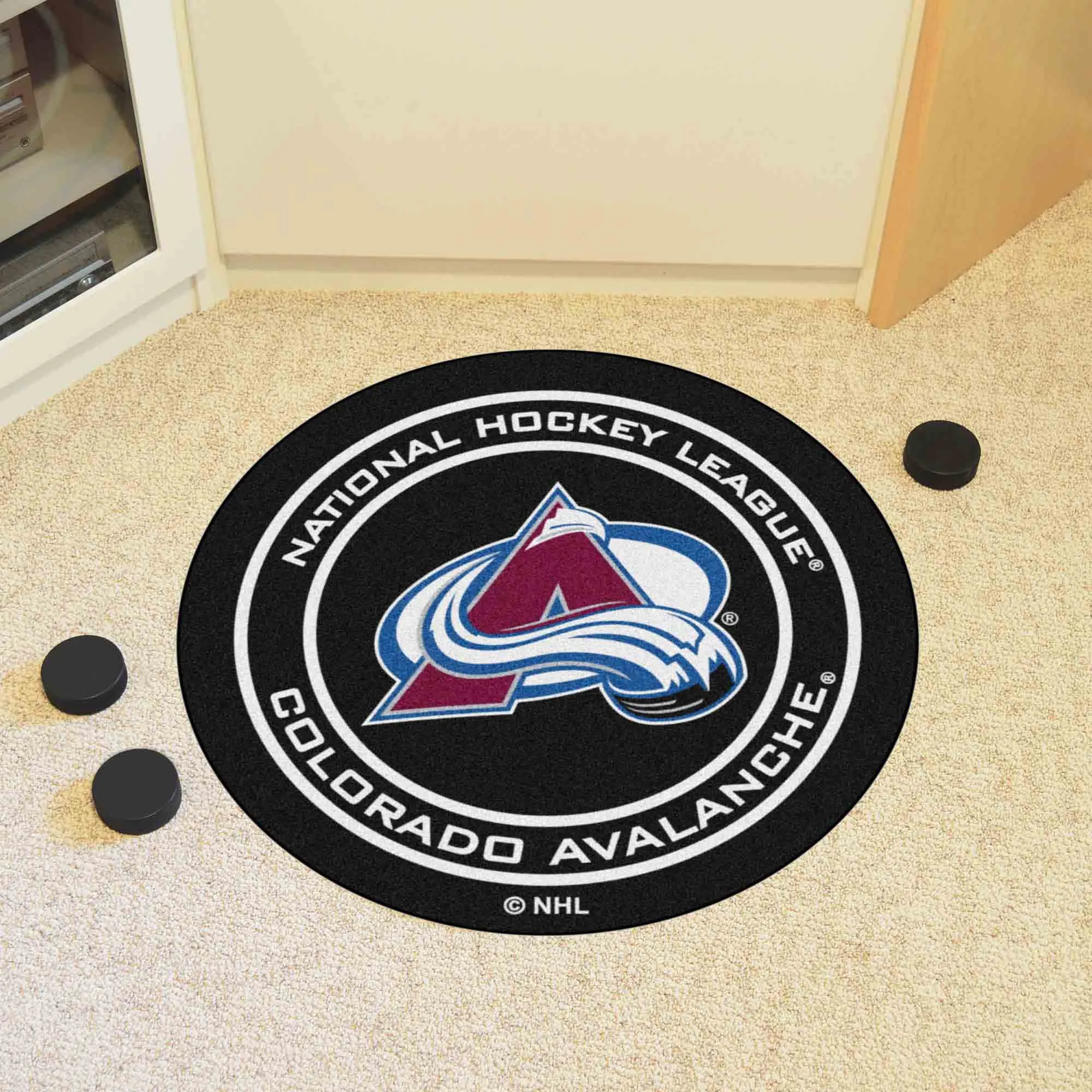NHL - Colorado Avalanche Puck Mat