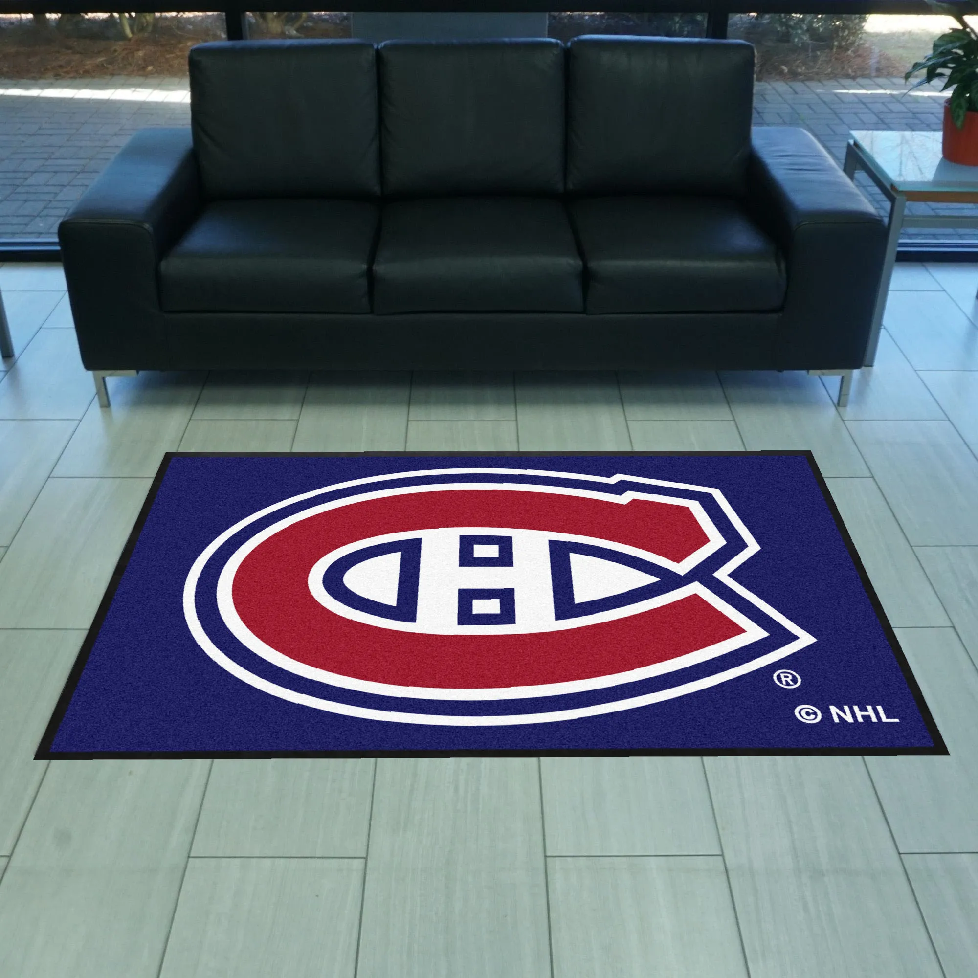 NHL - Montreal Canadiens 4X6 Logo Mat - Landscape