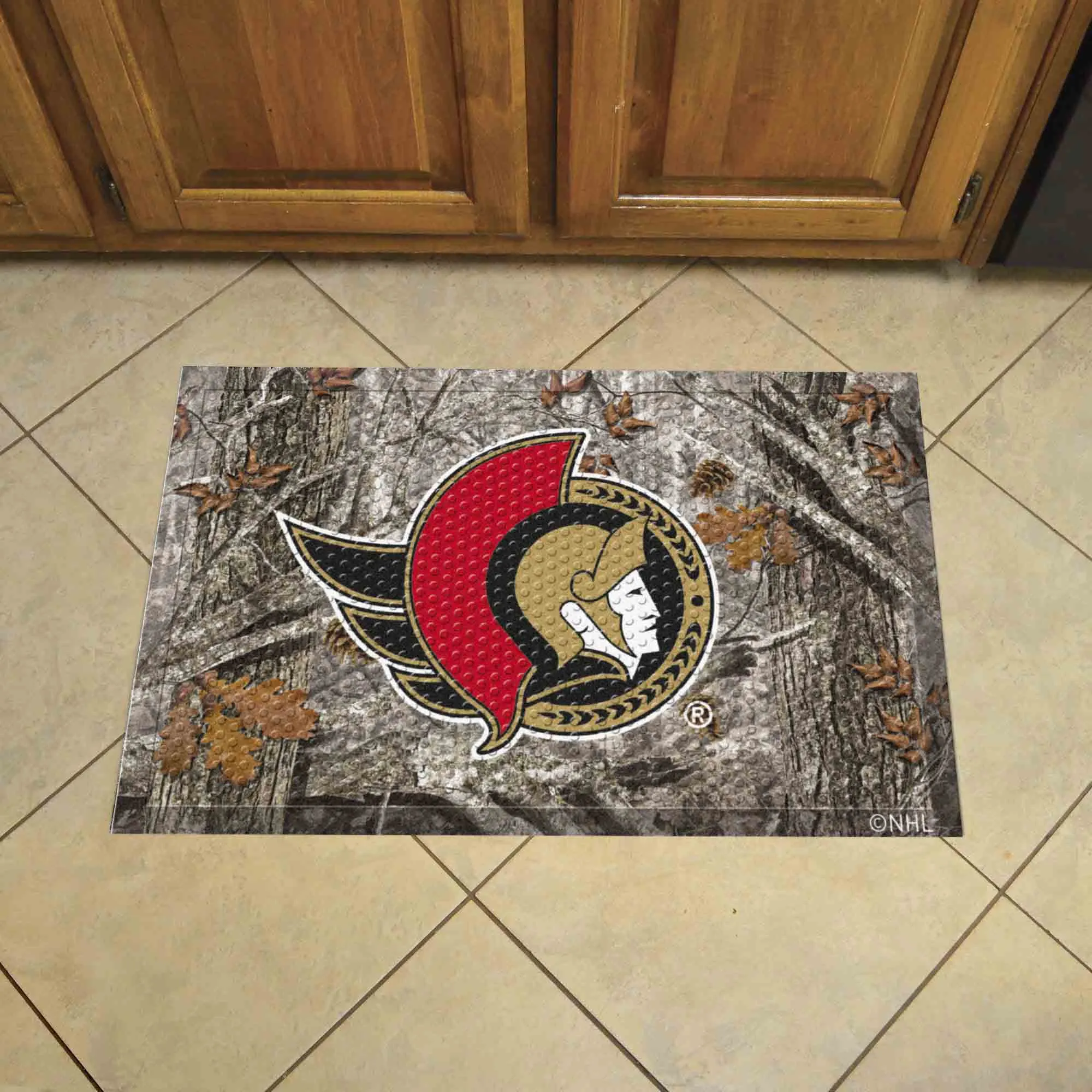 NHL - Ottawa Senators Camo Scraper Mat