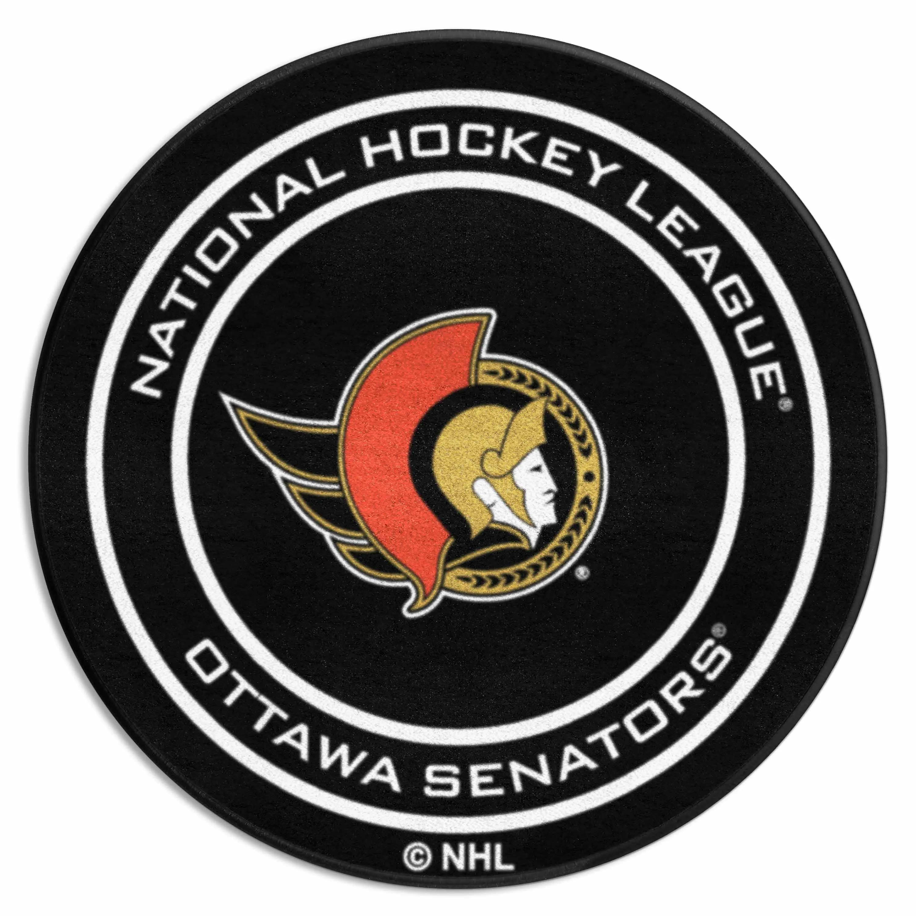 NHL - Ottawa Senators Puck Mat
