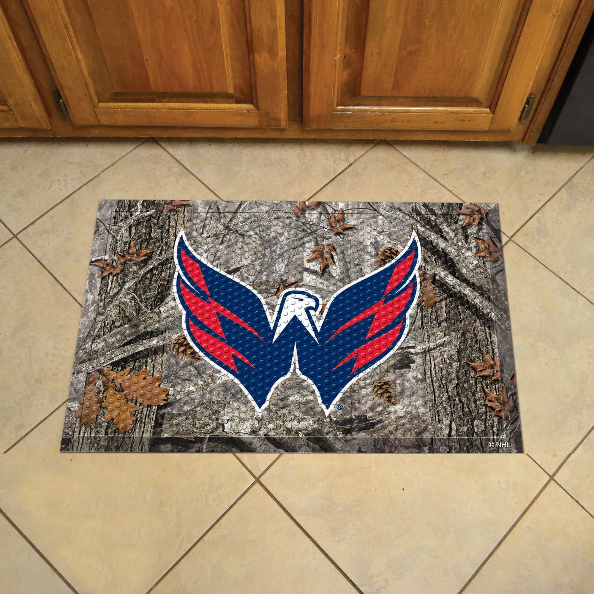 NHL - Washington Capitals Camo Scraper Mat