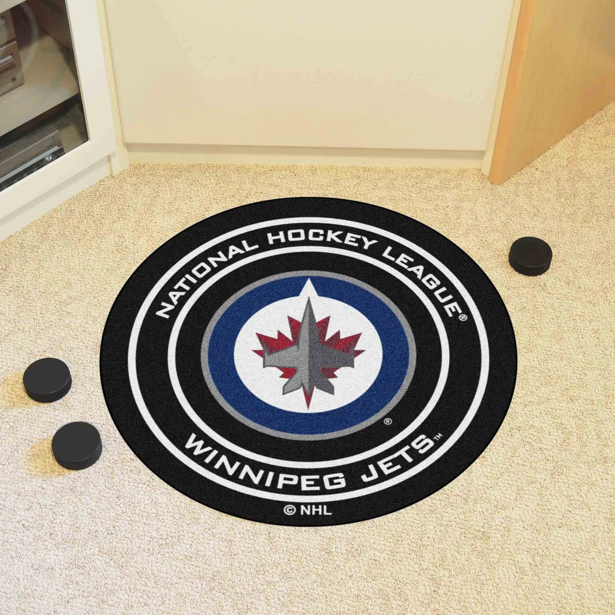 NHL - Winnipeg Jets Puck Mat