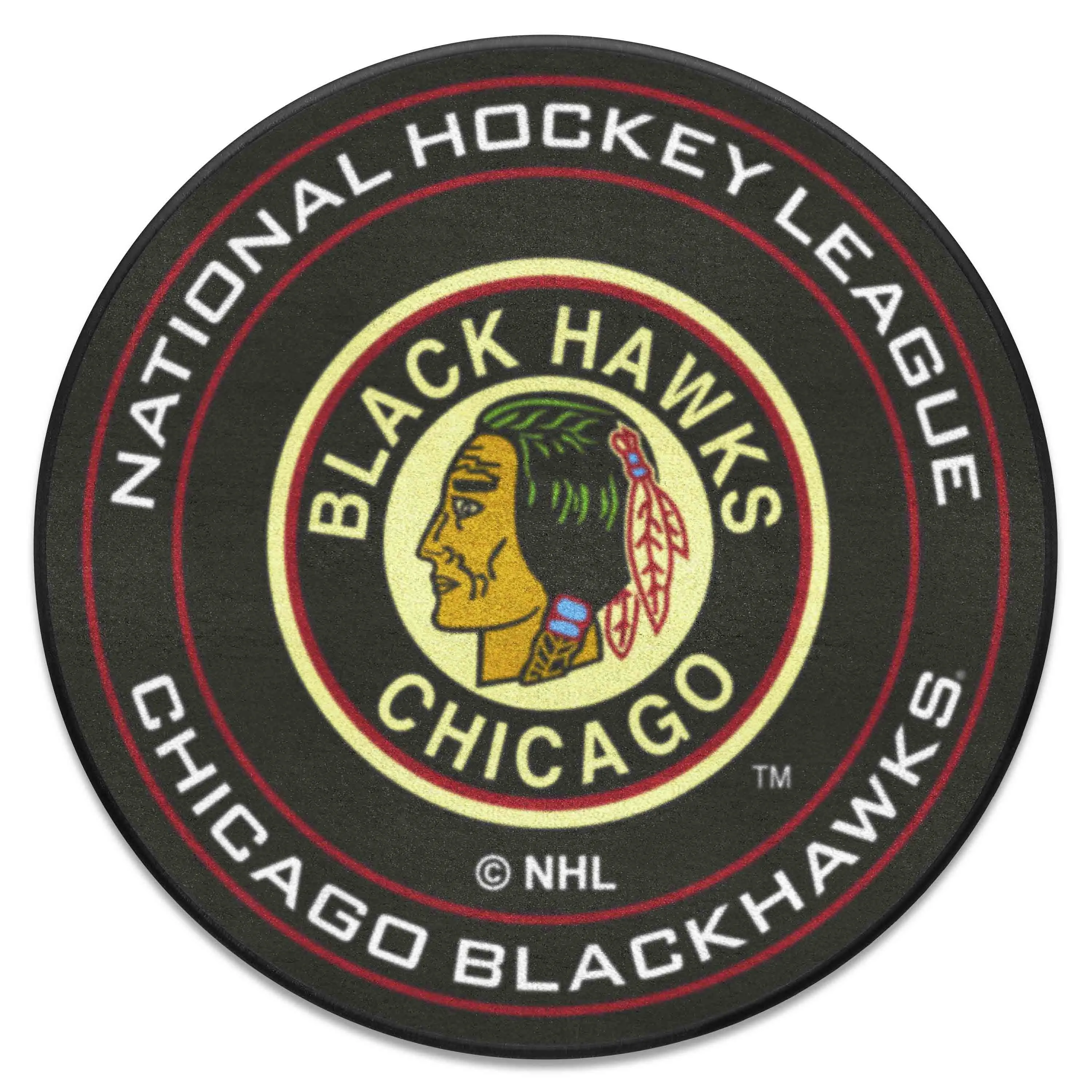 NHLV ? Chicago Blackhawks Puck Mat