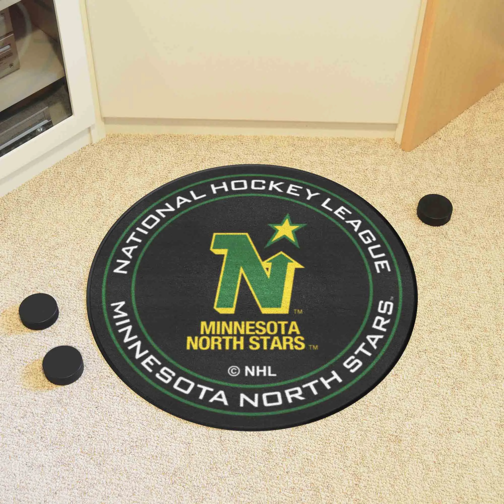NHLV - Minnesota North Stars Puck Mat