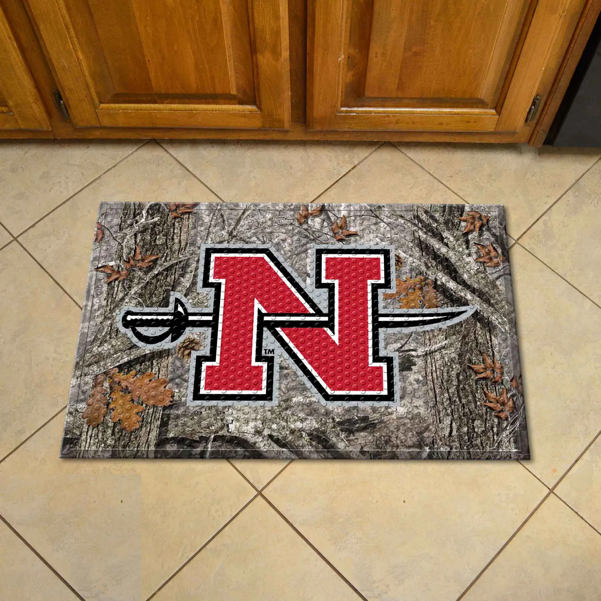 Nicholls State University Camo Scraper Mat