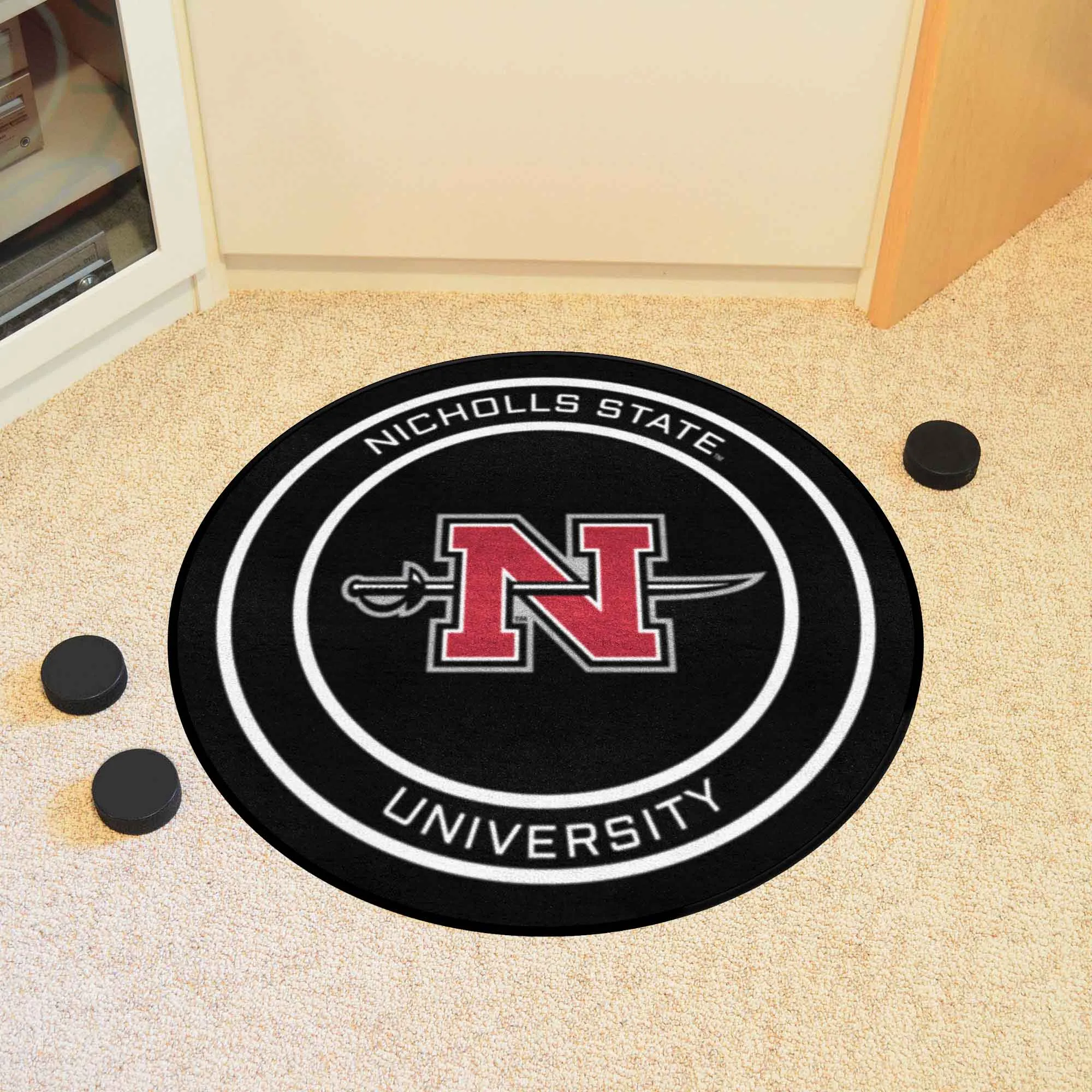 Nicholls State University Puck Mat