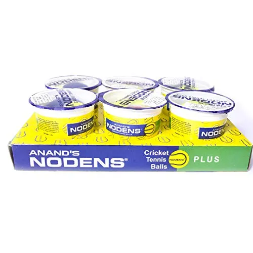 Nodens Cricket Tennis Ball Light (Yellow,Pack of 6)
