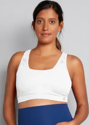 Nursing Sports Bra - Artemis Bright White (B-G cup)