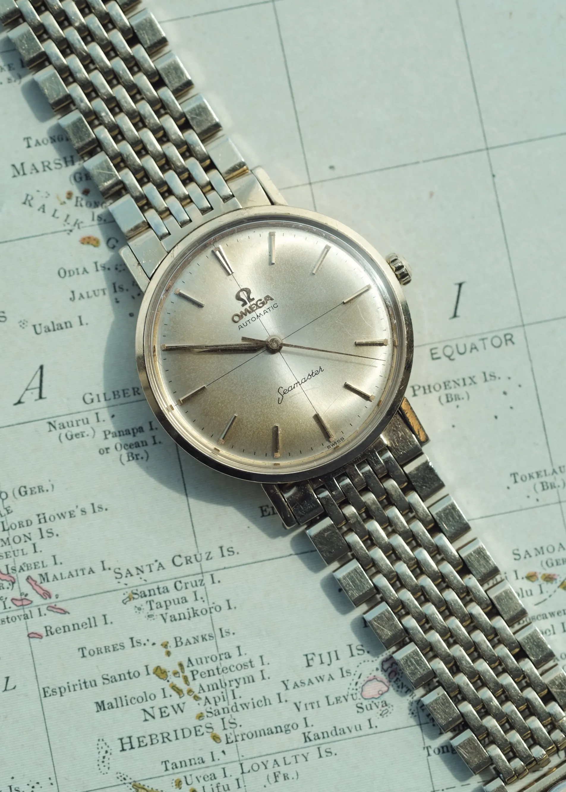 Omega Seamaster 14k Gold w/Original Omega Bracelet