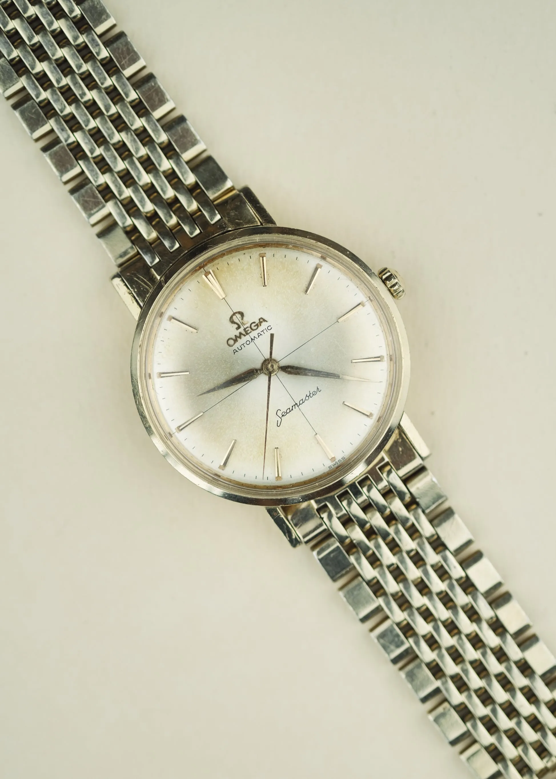 Omega Seamaster 14k Gold w/Original Omega Bracelet