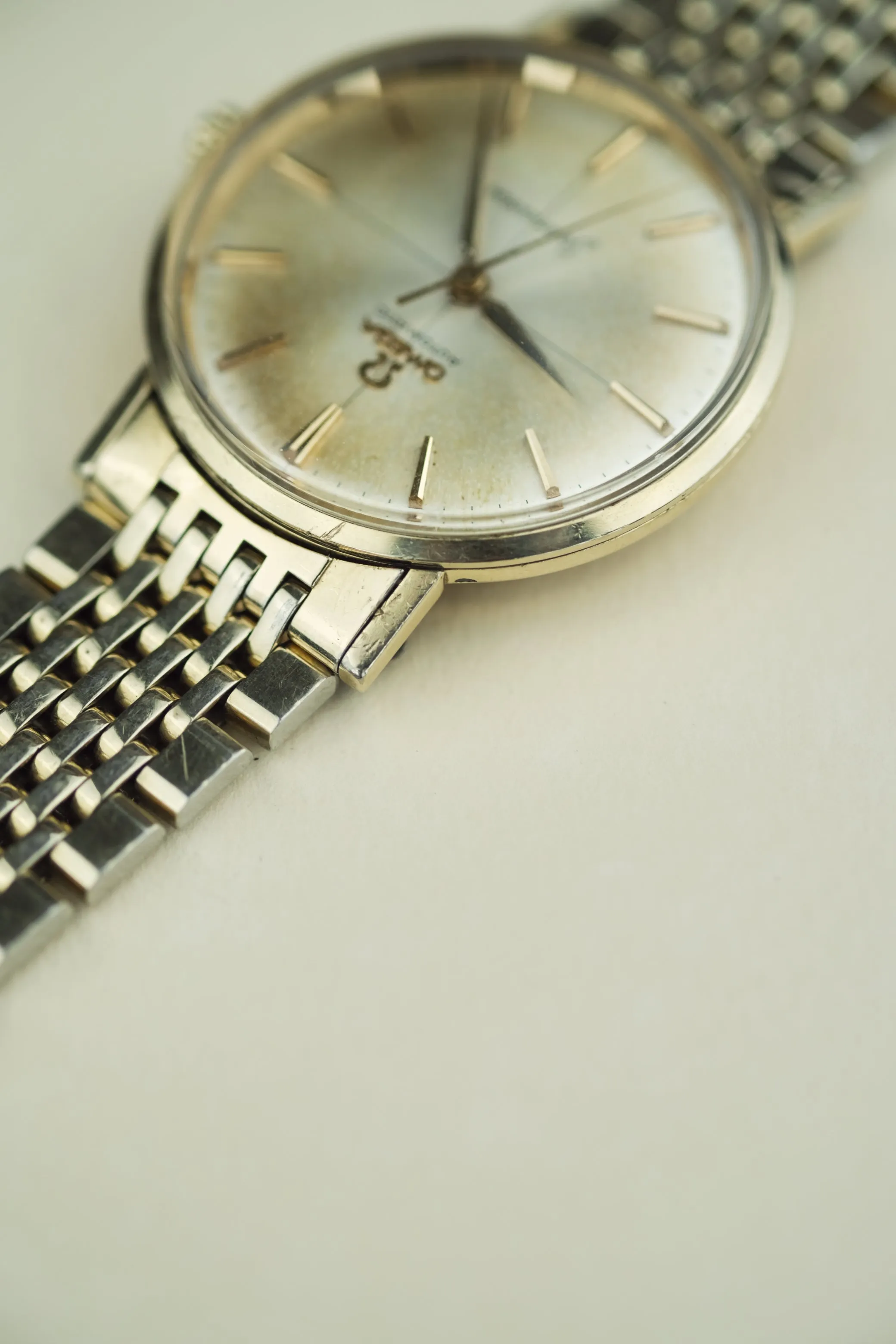 Omega Seamaster 14k Gold w/Original Omega Bracelet