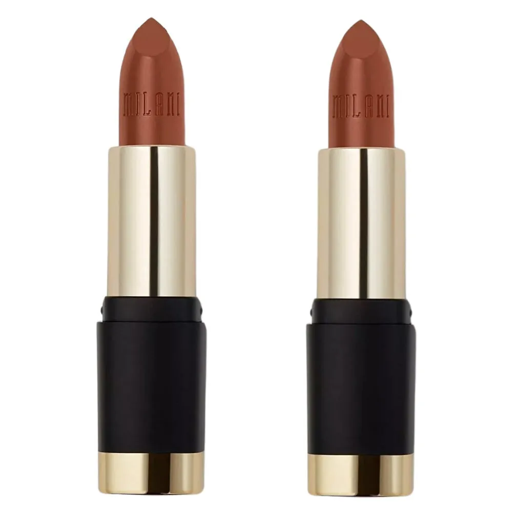 Pack of 2 Milani Bold Color Statement Matte Lipstick, I Am Positive 08