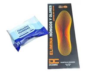 Plantilla Cobre  Toallitas limpieza para zapatillas.