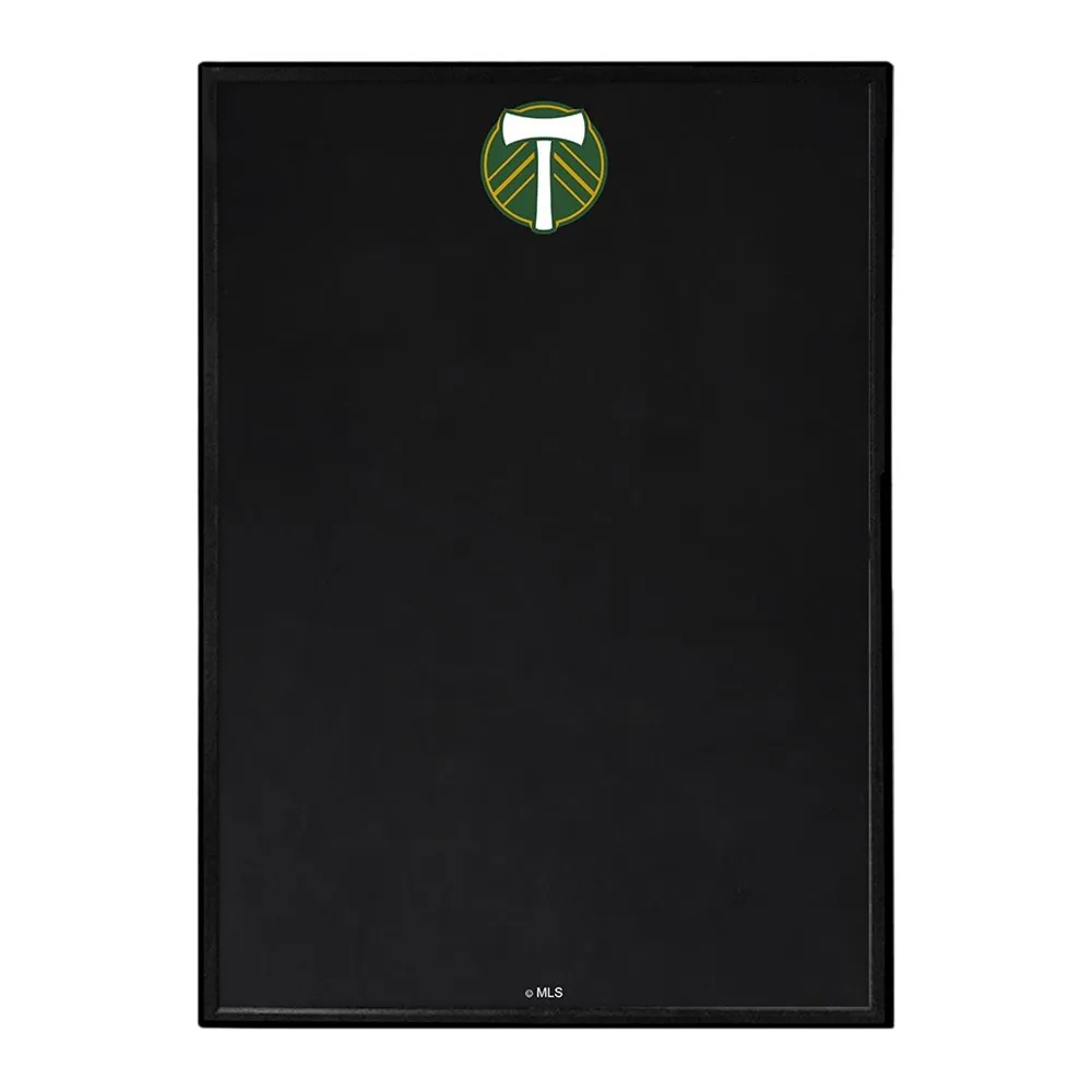 Portland Timbers: Framed Chalkboard Wall Sign