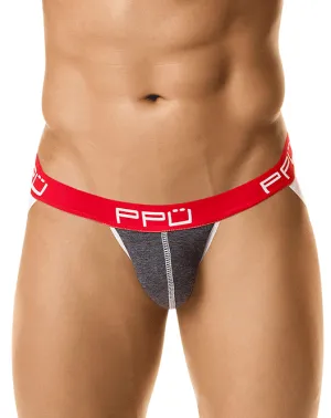 Ppu 1308 Jockstrap Gray/Red