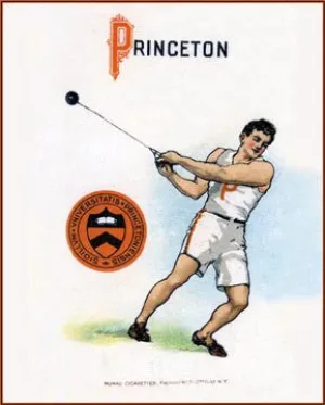 Princeton Hammer Throw Art Litho  7231