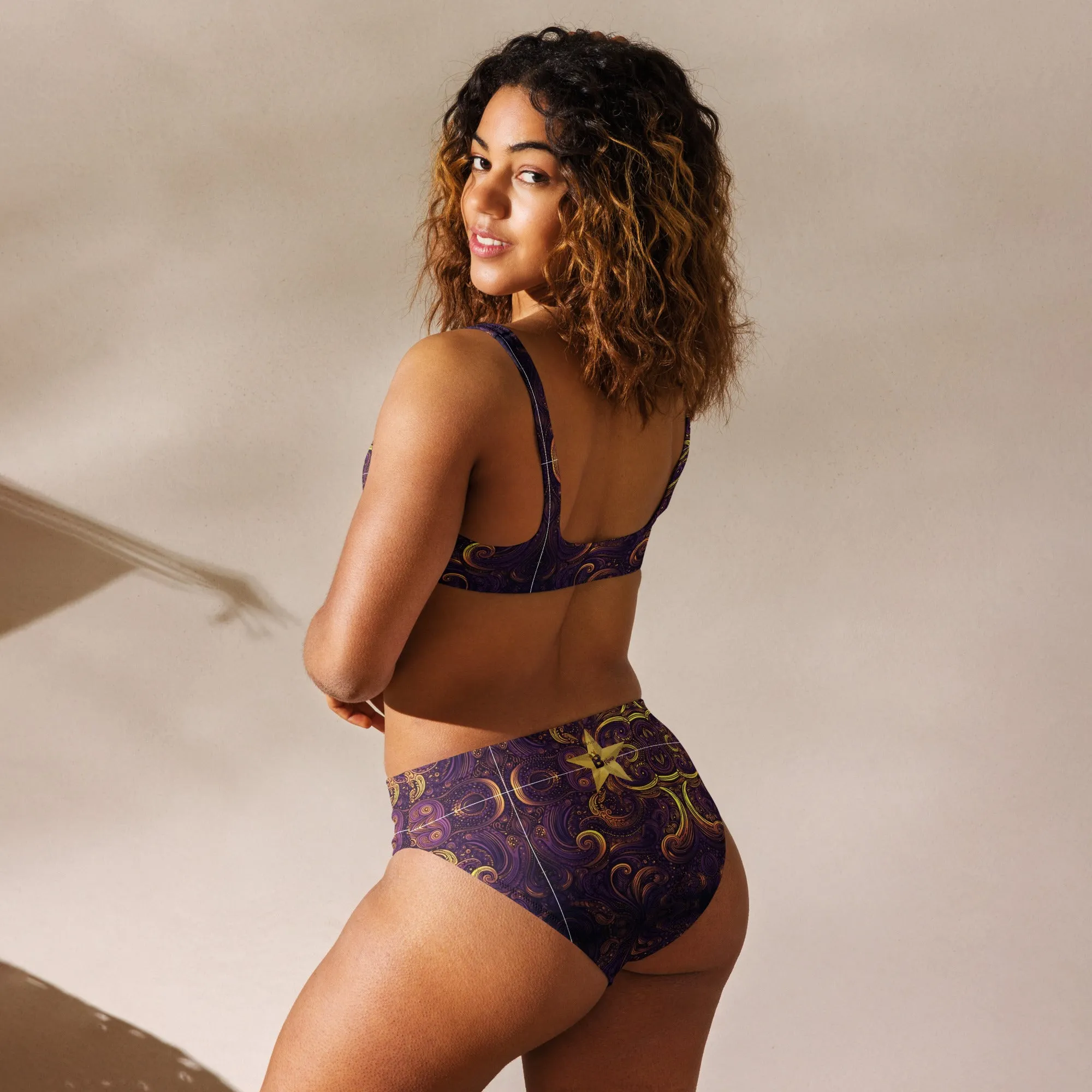 "B Fitness" - High Waisted Bikini