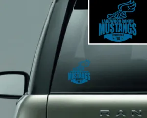 "Wings" Running Vinyl Decal