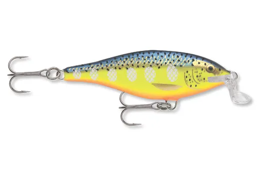 RAPALA SHALLOW SHAD RAP SSR05 HOT STEEL