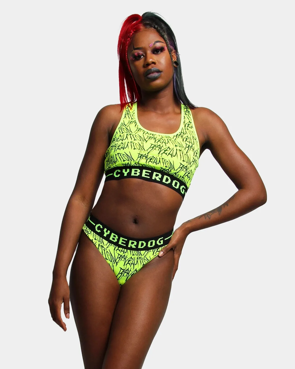 RAVELUTION SPORTS YELLOW BRA