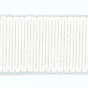 Rayon Grosgrain Ribbon #1 White