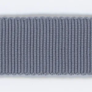 Rayon Grosgrain Ribbon #10 Gray Sky