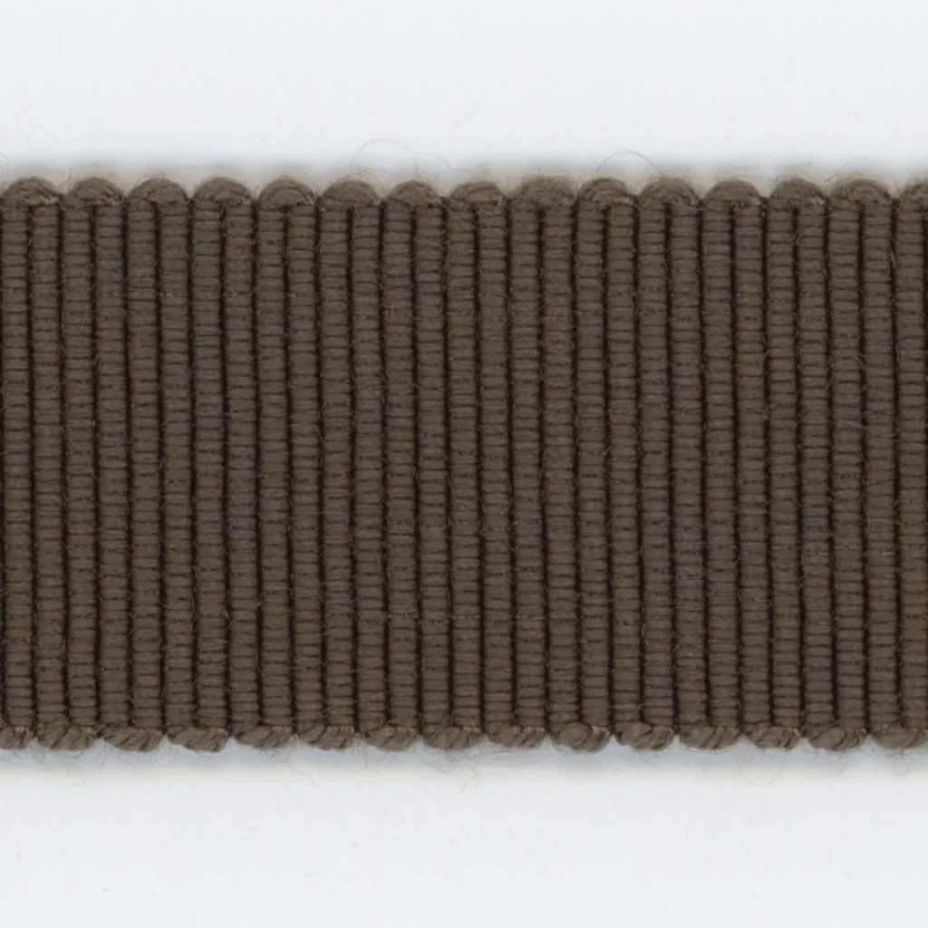 Rayon Grosgrain Ribbon #102 Carbon Gray