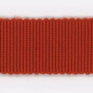 Rayon Grosgrain Ribbon #185 Fiery Red