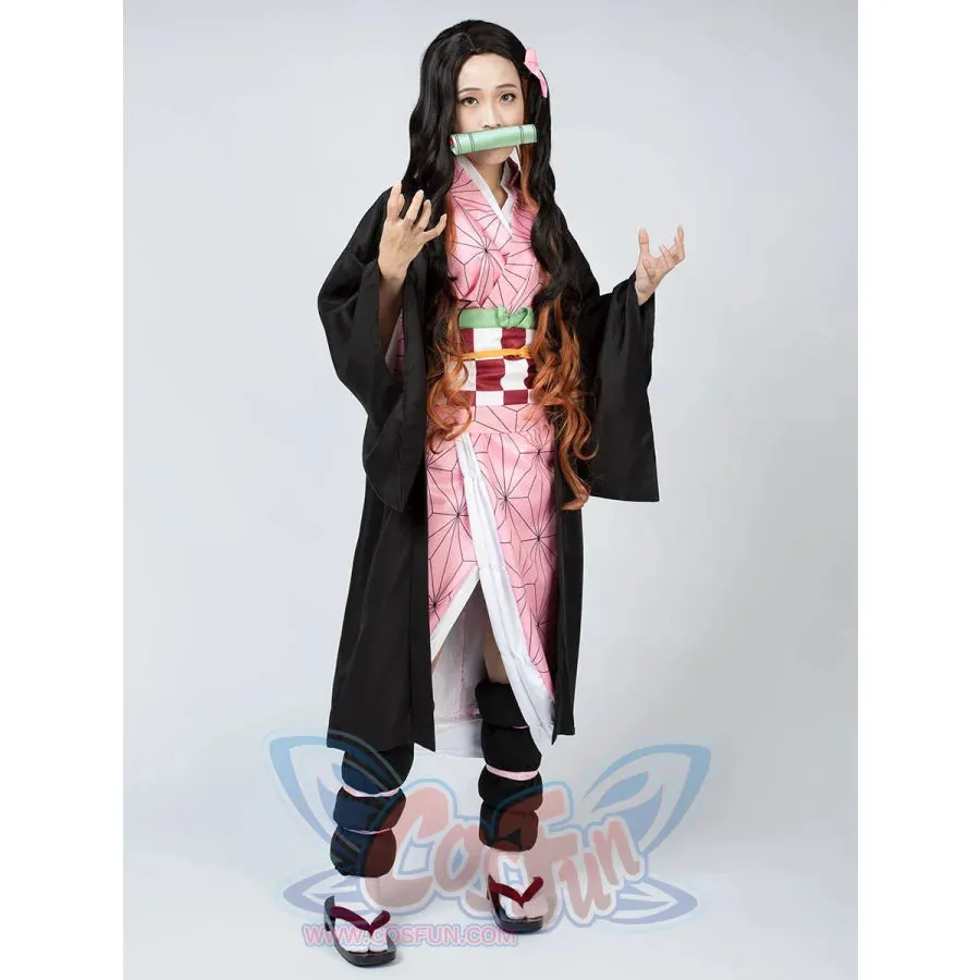 【READY TO SHIP】 Demon Slayer: Kimetsu no Yaiba Kamado Nezuko Cosplay Costume mp005091
