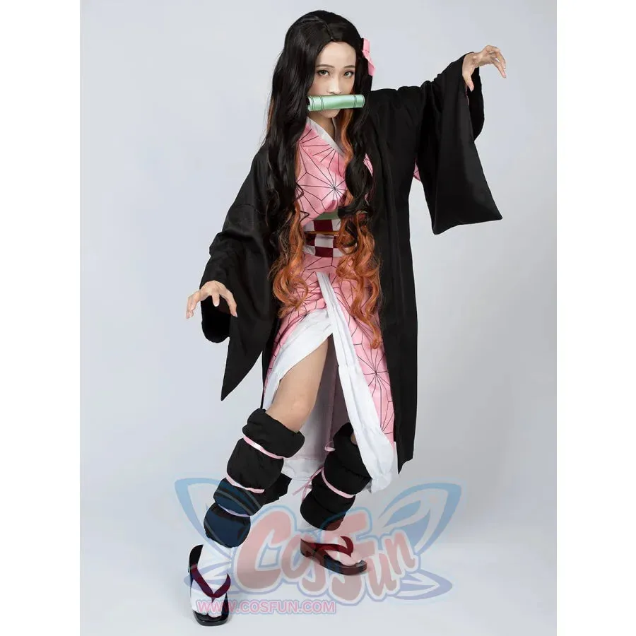 【READY TO SHIP】 Demon Slayer: Kimetsu no Yaiba Kamado Nezuko Cosplay Costume mp005091