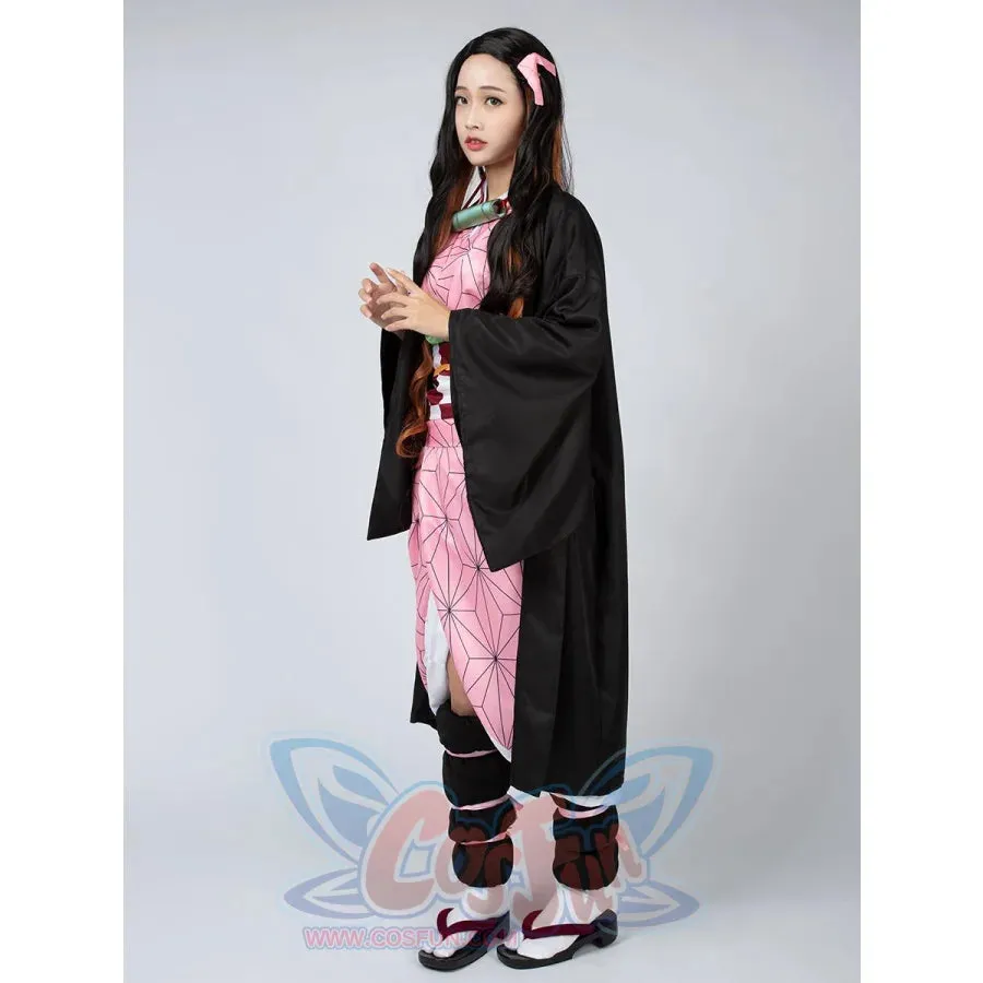 【READY TO SHIP】 Demon Slayer: Kimetsu no Yaiba Kamado Nezuko Cosplay Costume mp005091