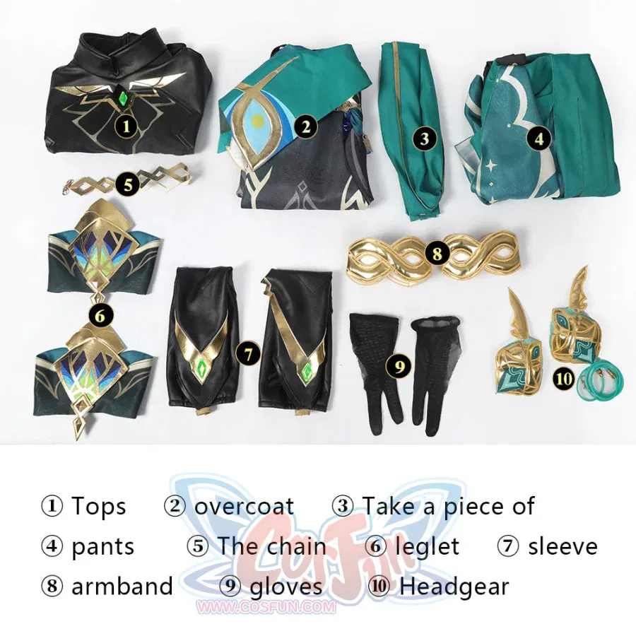 【READY TO SHIP】Genshin Impact Alhaitham Cosplay Costume C02969  AA