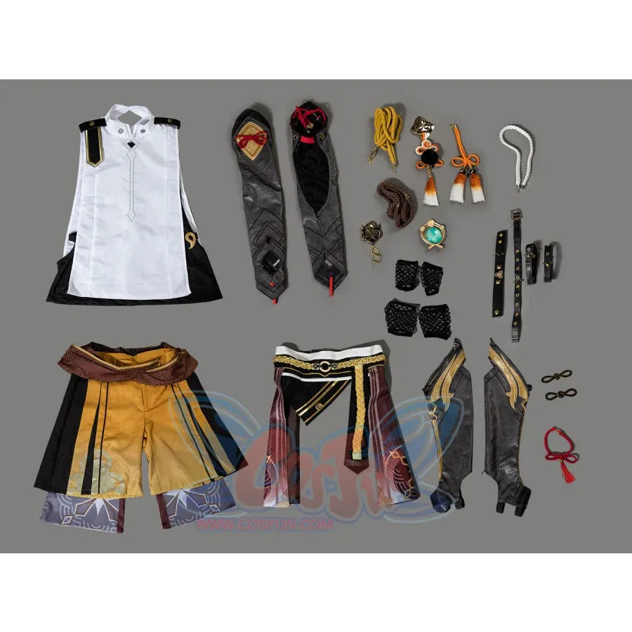 【READY TO SHIP】Genshin Impact Shikanoin Heizou Cosplay Costume/Shoes C07486  AAA