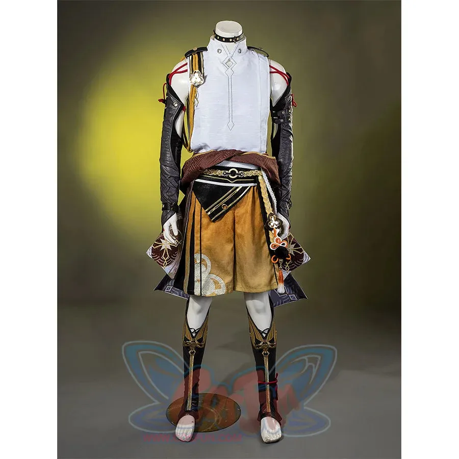 【READY TO SHIP】Genshin Impact Shikanoin Heizou Cosplay Costume/Shoes C07486  AAA