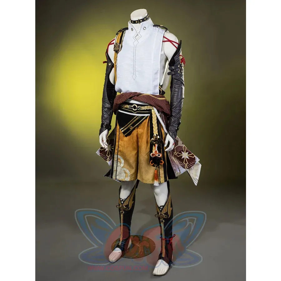 【READY TO SHIP】Genshin Impact Shikanoin Heizou Cosplay Costume/Shoes C07486  AAA
