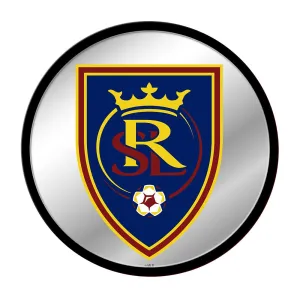 Real Salt Lake: Modern Disc Mirrored Wall Sign