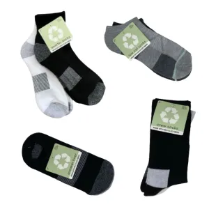 🌎Recycled Fiber Socks Manifested Lot #4606 - (65 units)