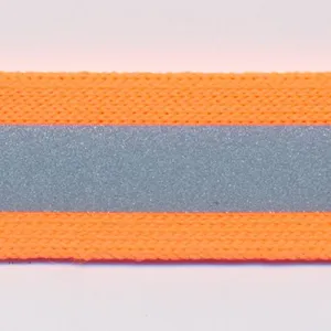 Reflect Knit Tape #155 Fluorescent Apricot